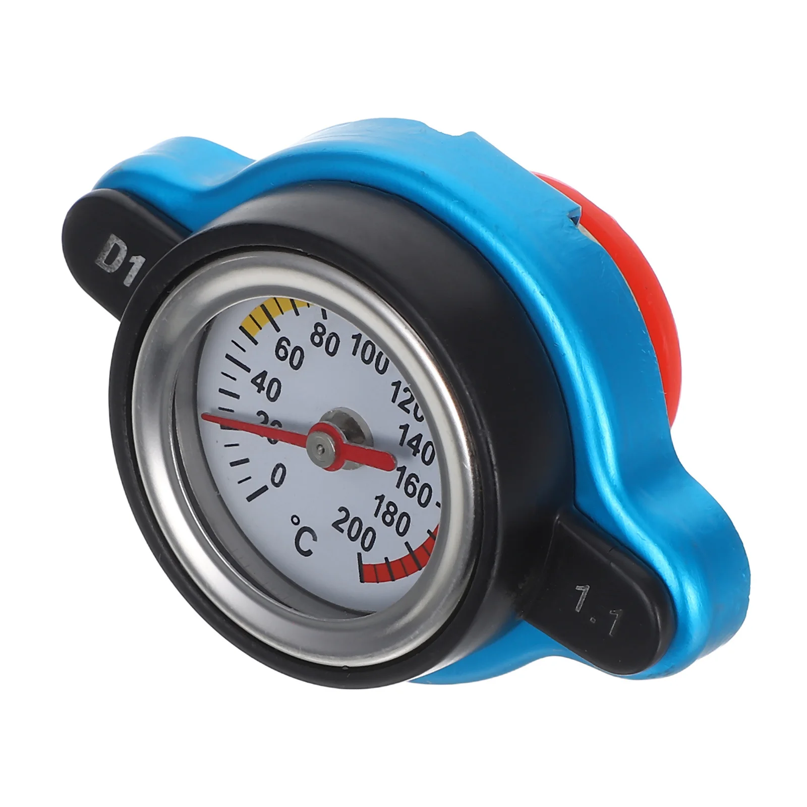 

Car Water Tank Cover Water Temperature Gauge Thermometer Radiator 1.1 Bar Large Durable Easy Install Check Refrigerant Temp