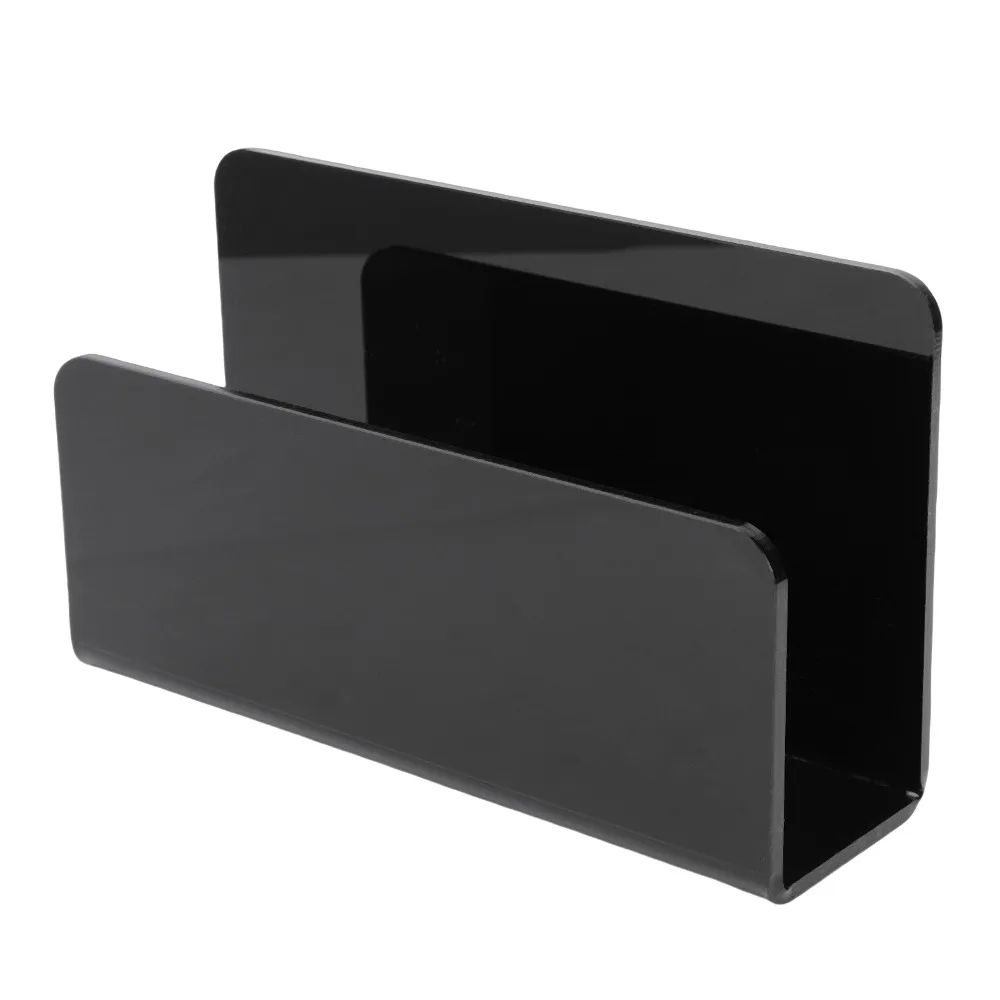 Portable Different Colors Acrylic Mail Holder Acrylic 17.5 X 5.5 X 10cm Letter Organizer Stand Acrylic File Organizer for Home