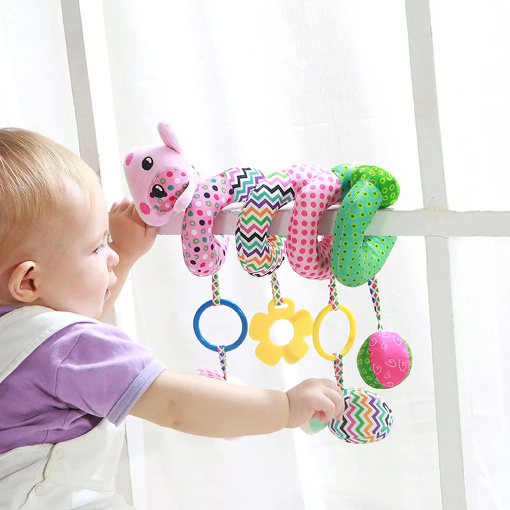 Kalf Bed Kronkelende Baby Torens Mobiel Speelgoed Vroegschoolse Vervoer Decor Spelen Wieg Hanger Peuter