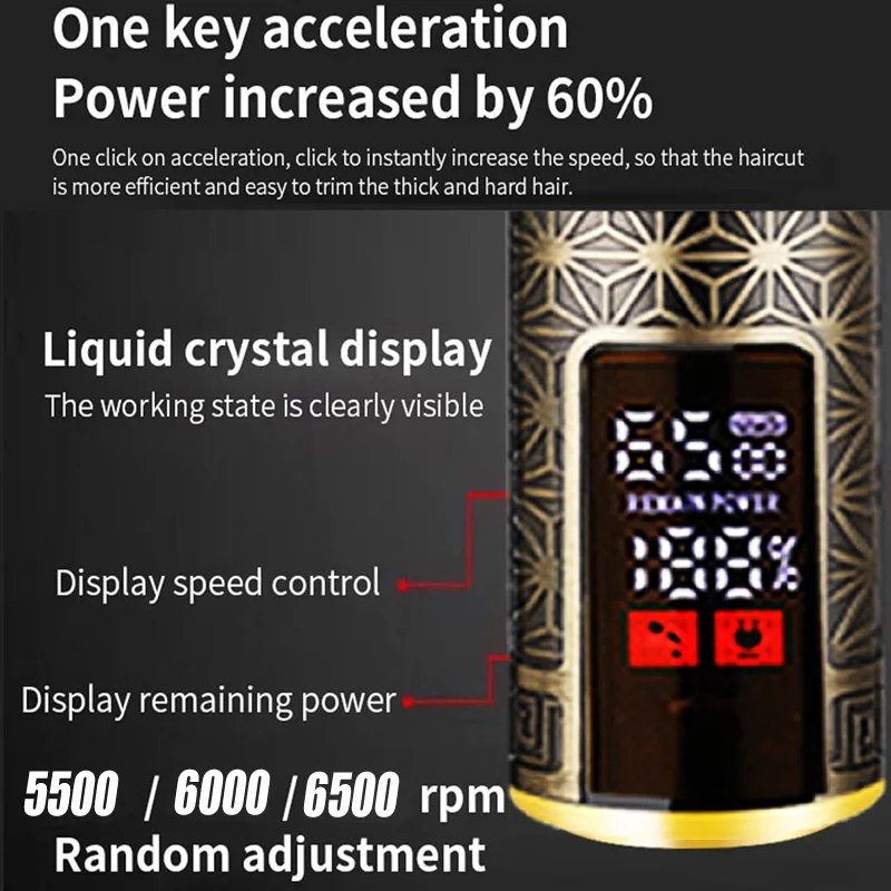 Новая профессиональная электробритва для мужчин, бритва для мужчин, косилка, триммер для бороды, парикмахерская машина для бритья T9, машинка для стрижки волос, дропшиппинг