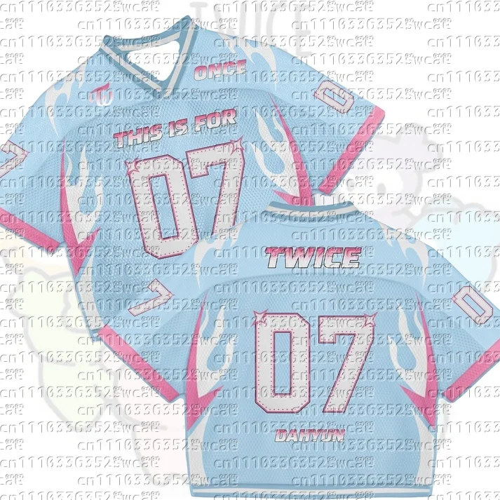 

2026 New Kpop Women's Concert Fan Themed Summer Oversized Jersey T-shirt for Adults FamilyMatching