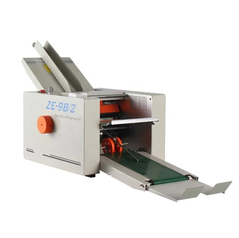 [ZE-9B/4]Professional Manufacture Paper Folder Machine Automatic Letter Envelope Brochure Paper Folding Machine