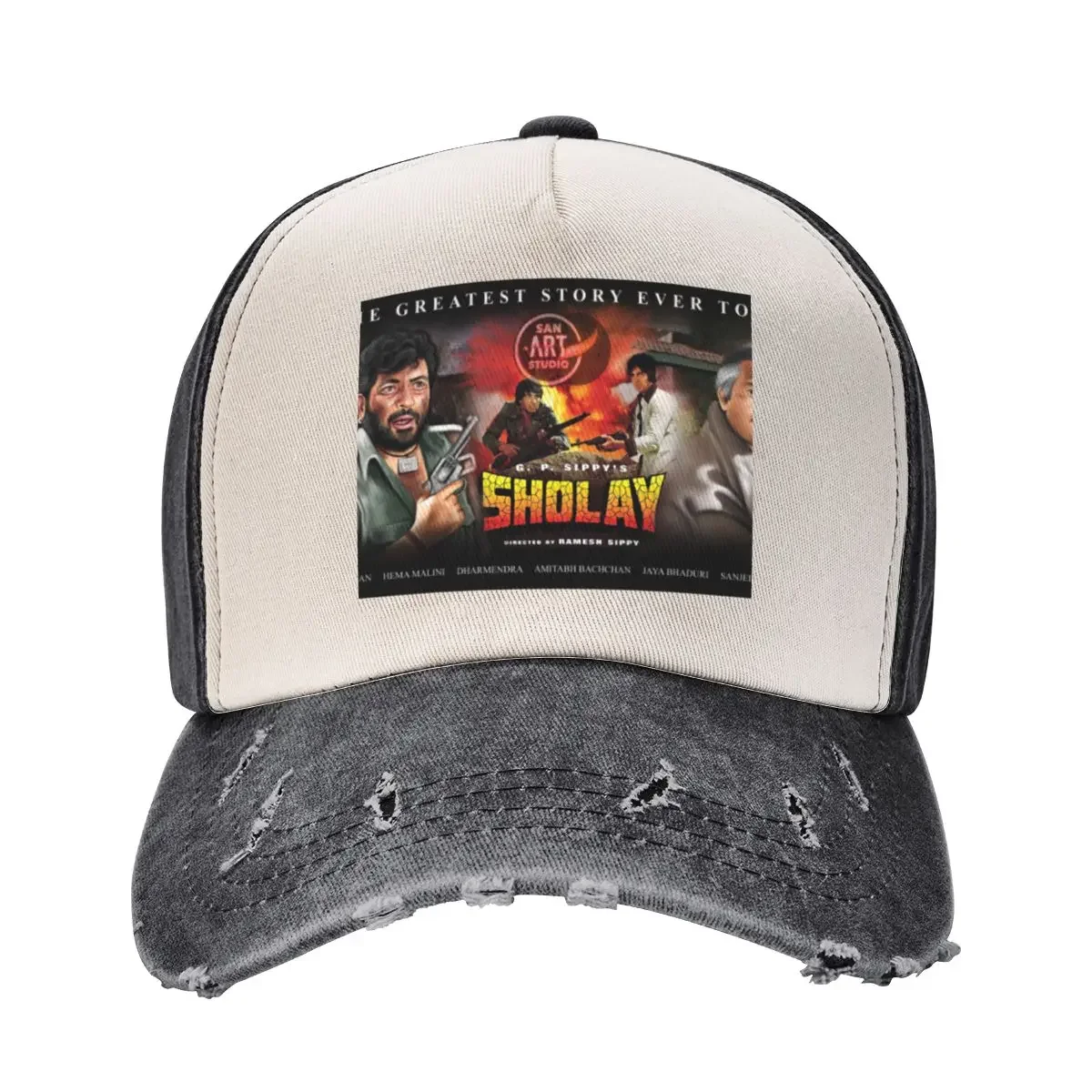 

Sholay Baseball Cap dad hat western Hat Sun Cap Dropshipping Woman Hats Men's