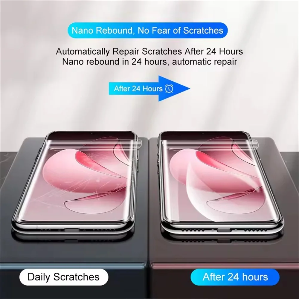 6in1 لينة هيدروجيل فيلم ل ممن لهم رينو 13 12 11 10 9 8 7 6 برو 5G حامي الشاشة على رينو 13 F لا الزجاج عدسة الكاميرا فيلم