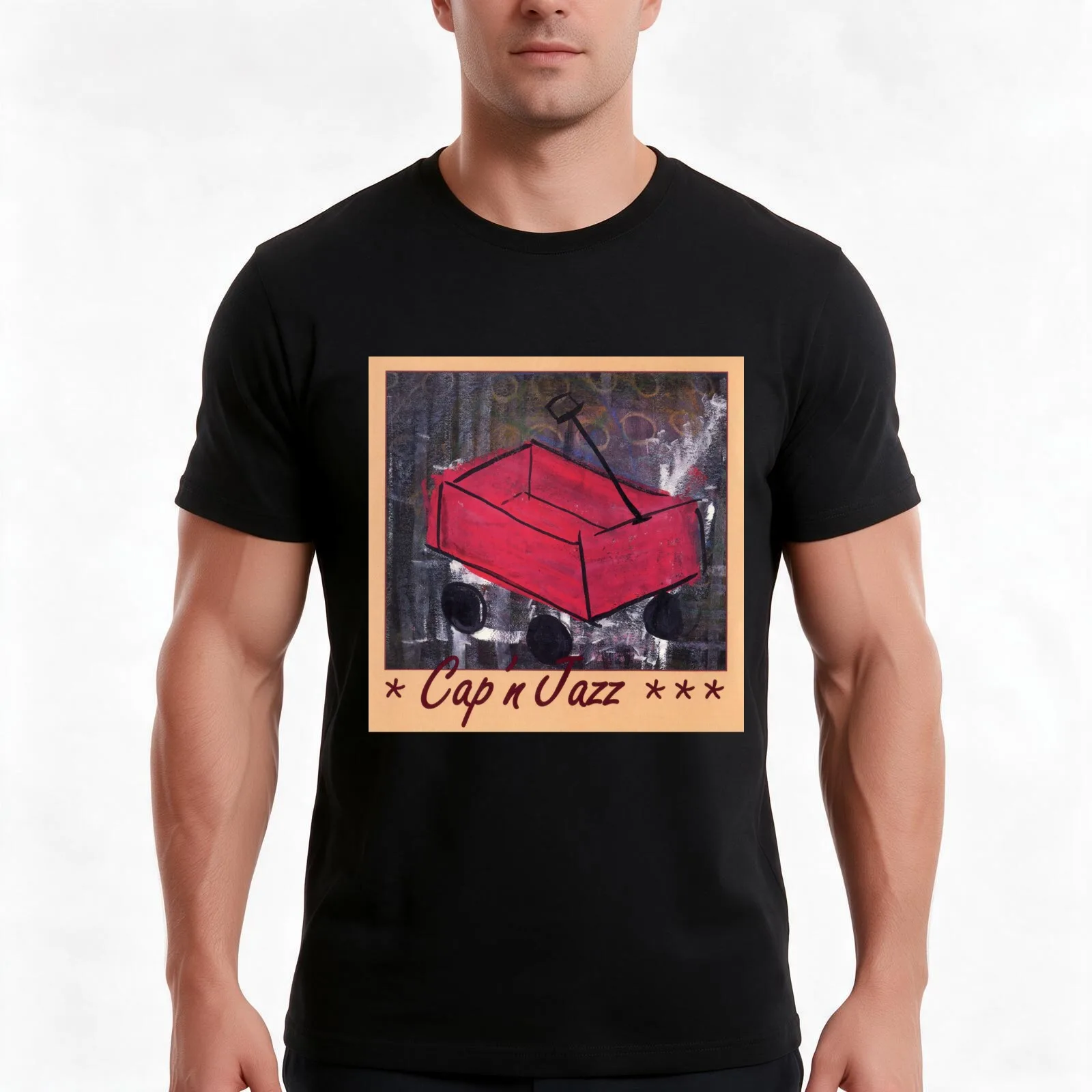 Cap'n Jazz - Shmap'n Shmazz (Burritos, Inspiration Point, Fork Balloon Sports...) T-Shirt, Summer Casual Cotton Tee, 100% Cotton