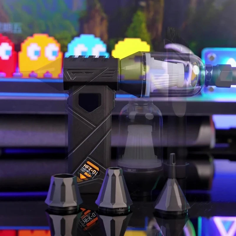 

Ручной вентилятор с жестокой турбиной, 130000 об/мин, высокоскоростной бесщеточный двигатель, мощный фен, мини-маленький фен для удаления пыли