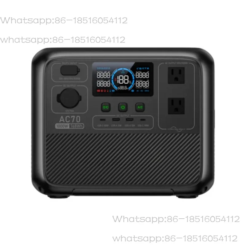 Bluetti 【US PLUG】BLUETTI AC70 Portable Power Station | 1000W 768Wh, Generator for Road Trip, Off-grid, Power Outage portable power station