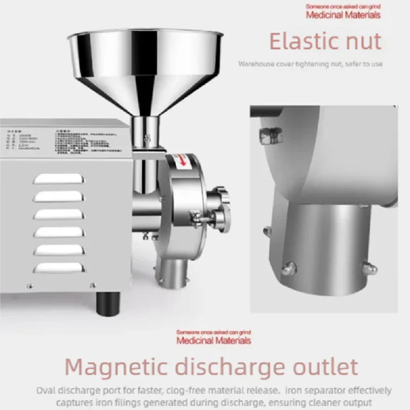 High Capacity Herb Grinding Machine/spice Grinding Machine/grain Grinding Machine