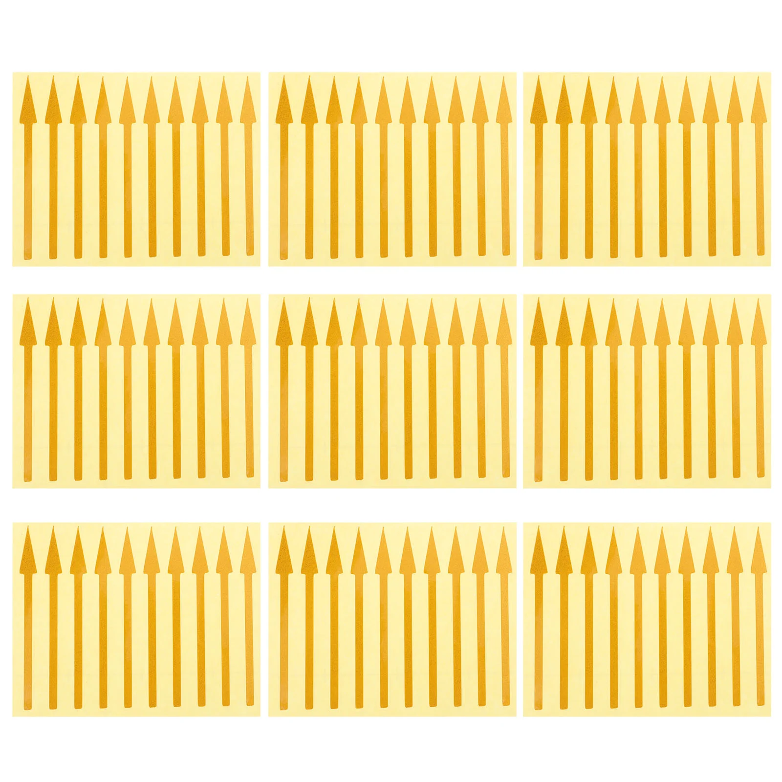 

100 Pcs Sign Removable Small Arrow Stickers Signs Directional Adhesive It Can Move