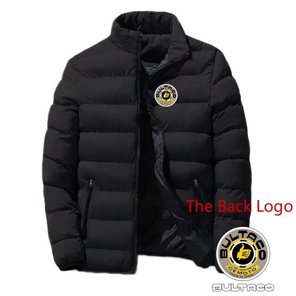 

Bultaco Cemoto Motorcycles 2023 Men's New Warm Windproof Cotton Jacket Zipper Hoodies Fashion Casual Hooded Thicken Printed Tops