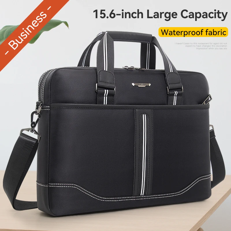 Large Capacity Briefcase Bag Men Business Bag 15.6 inch Laptop Bag Shoulder Bags Canvas Handbags Notebook Bag Messenger work bag