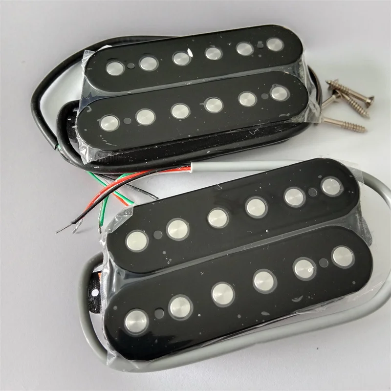 Fan Fretted 6 Strings Electric  Guitar Pickups,Bridge and Neck Double Coil Pickup    BJH-623