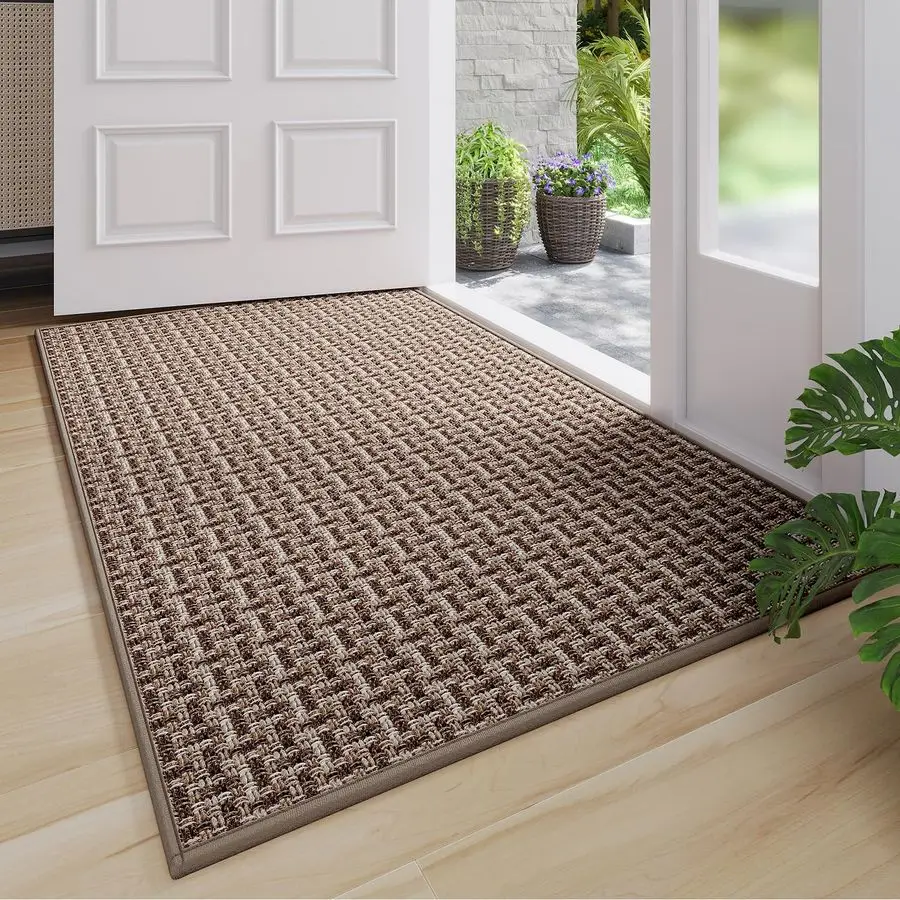 

Door Mat 36x60 Dirt Resistant and Absorbent, NonSlip Rubber Backing Floor Mats, Easy Clean LowProfile Doormat for Entryway, Fron
