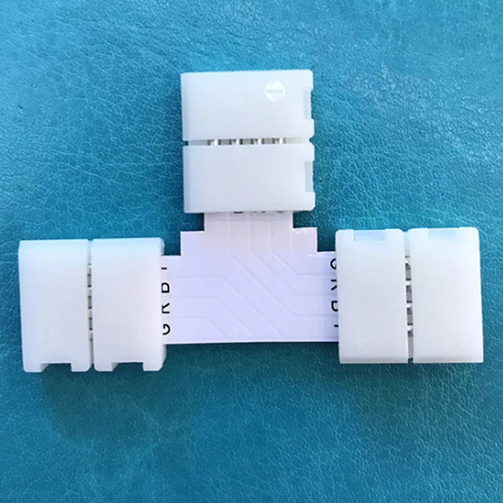 10pcs LED Light Strip Connector Buckle for Flexible Board No Soldering Quick Connection Lightweight Easy Storage Must Have