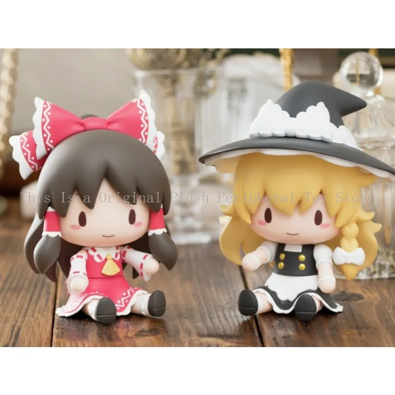 متوفر في المخزون الأصلي حقيقية S-FIRE Hakurei Reimu Kirisame Marisa 8 سنتيمتر أصلية عمل الرسوم المتحركة شخصية لعبة مجسمة