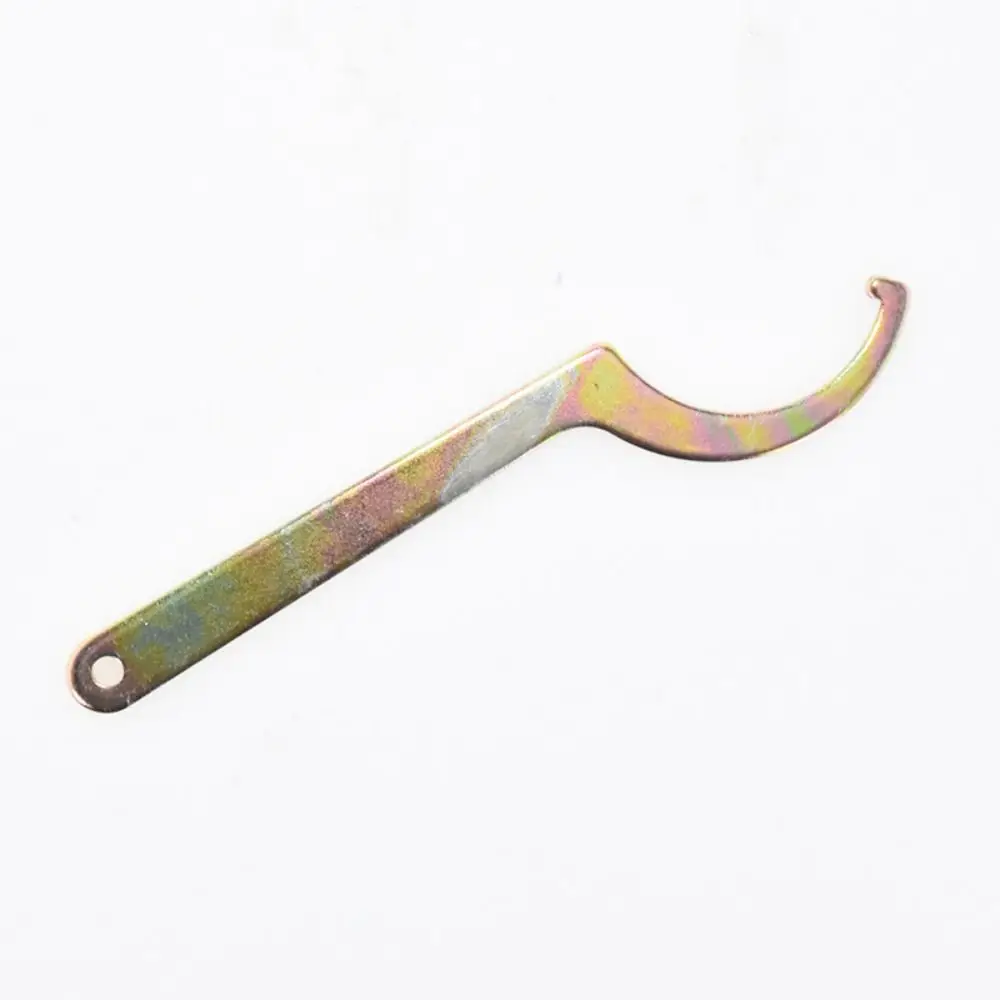 Moto Spanner Hook Design Spring Adjuster Wrench Crescent Adjuster Shock Absorbe Wrench C Shape 185mm C Spanner Wrench Hand Tool