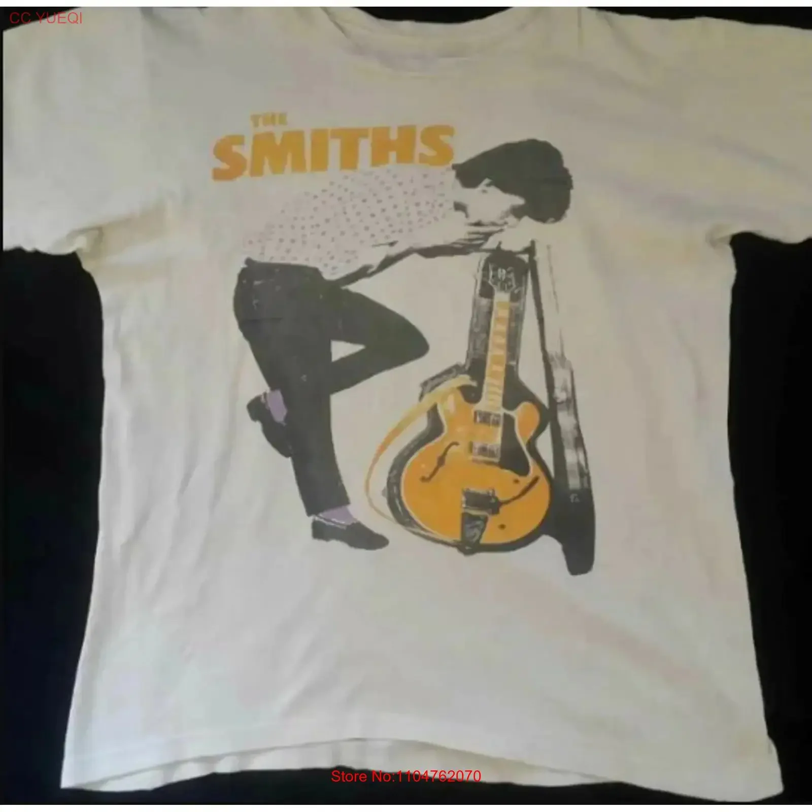 Vintage The Smiths White Cotton T shirt All size S to 5XL For Fan vintage Washed Top For Everyday Wear Soft graphic homme