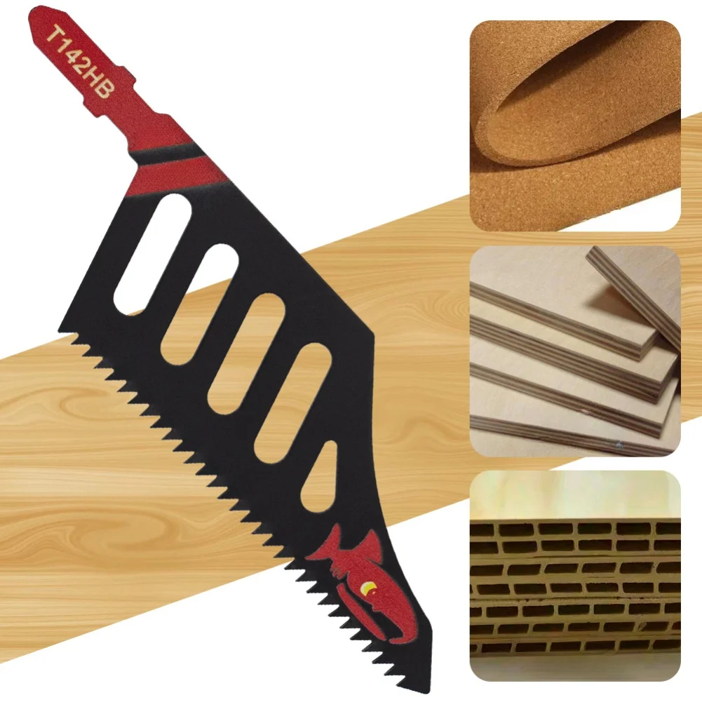 

1/3/5Pcs T142HB Jigsaw Blade Irregular Curve Saw Blade Superior Flush Cutting For Wood & Aluminum Power Tool Accessories