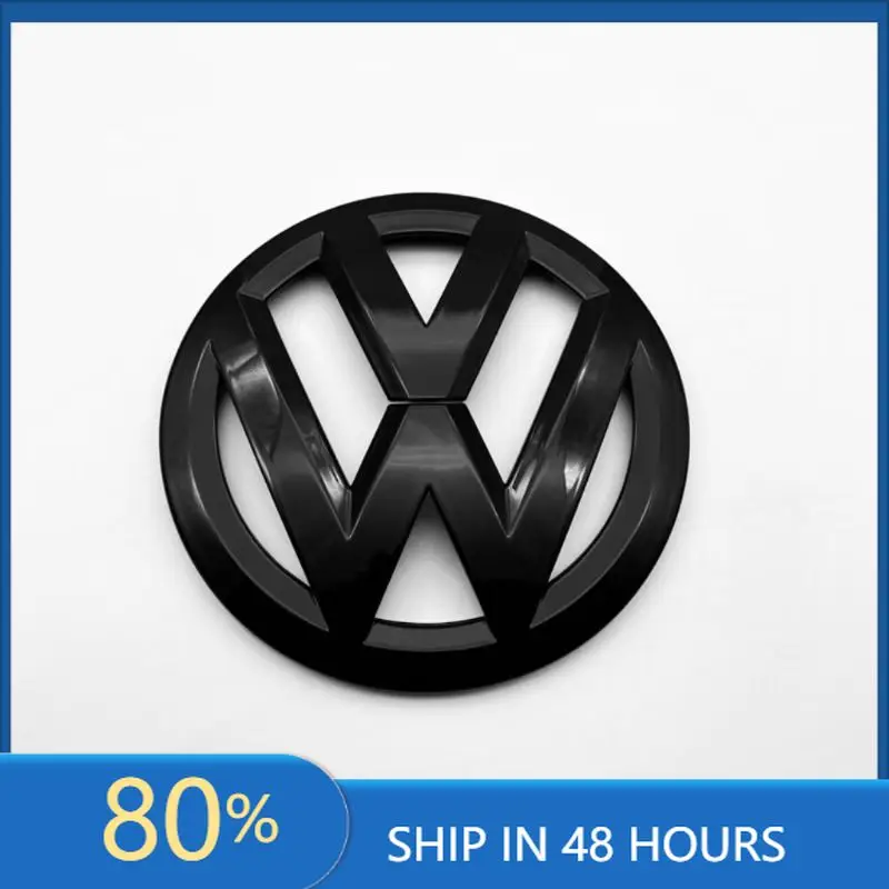 

Крышки ступицы 1 шт. Универсальная черная эмблема для Volkswagen TIGUAN POLO, значок переднего и заднего капота