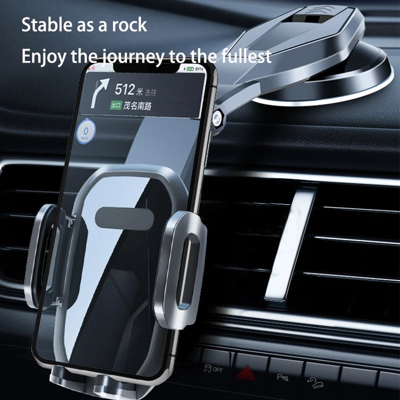 Praiser Car Phone Holder Gravity Stand for iPhone Xiaomi Samsung Car Mobile Support Dashboard Windshield Phone Mount
