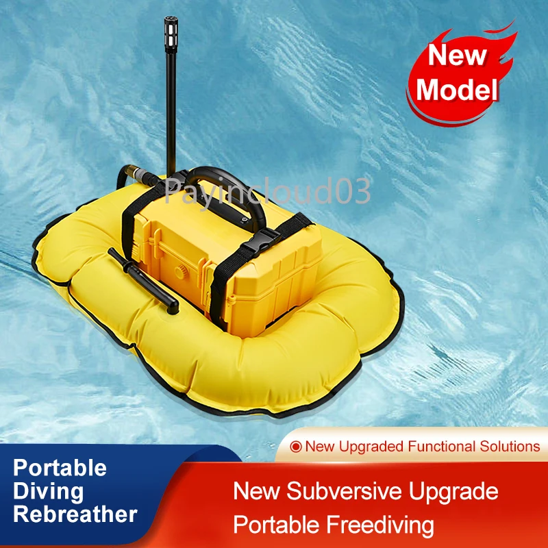 Deepest 15 Meters 3-5.5 Hours Scuba Diving Snorkel Equipment Trap Mobile Ventilator Underwater Snorkel Winter Ice Diving