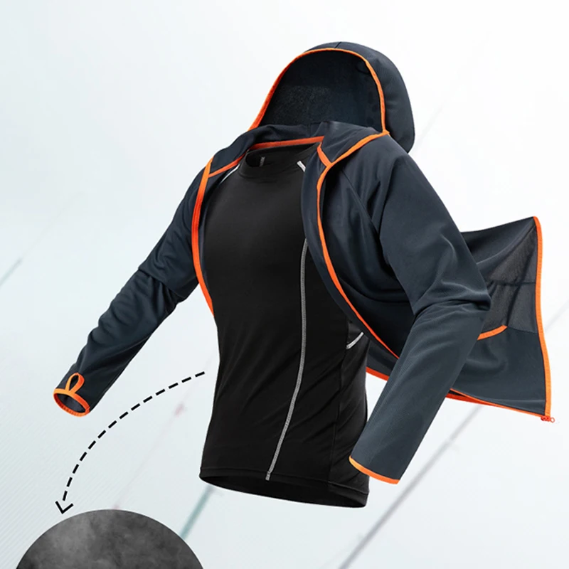 Brand New Ice silk Water Repellent Fishing Clothes Tech Hydrophobic Clothing Listing kleding Outdoor Camping Hooded Men Jackets