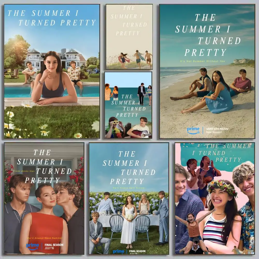 The Summer Belly Conklin I Turned Pretty TSITP YA Romance Painting Calligraphy Poster Eco-Friendly Decor Frameless Canvas