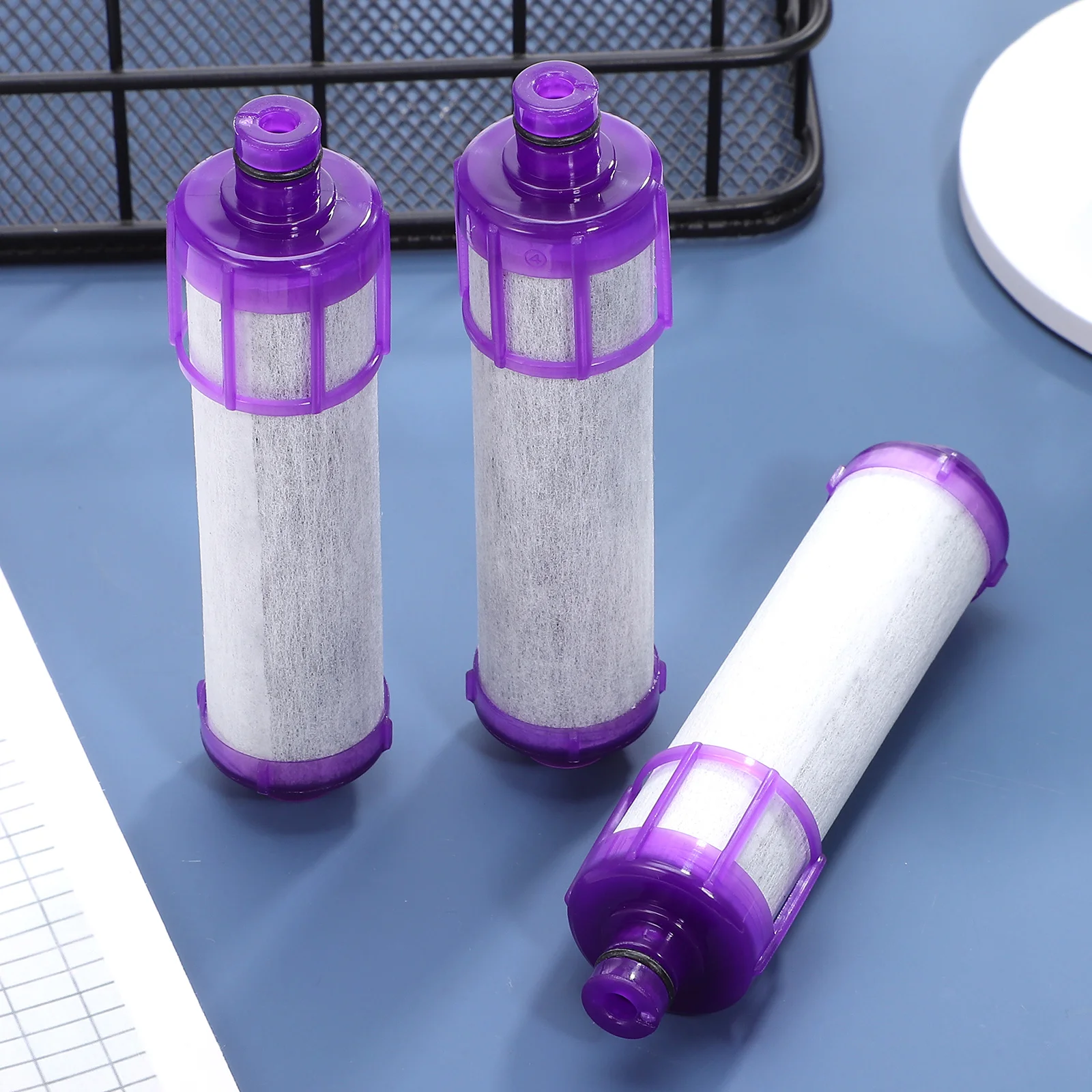 

3 Pcs Filter Element Water Sediment Filters Shower Set Purple Replacement for Filtration System