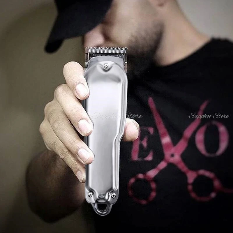 Barber Shop Metal Hair Clippers Modified Shell Set For Wahl 8504 81919 Aluminum Alloy Upper And Lower Replace Shell Hairdressing