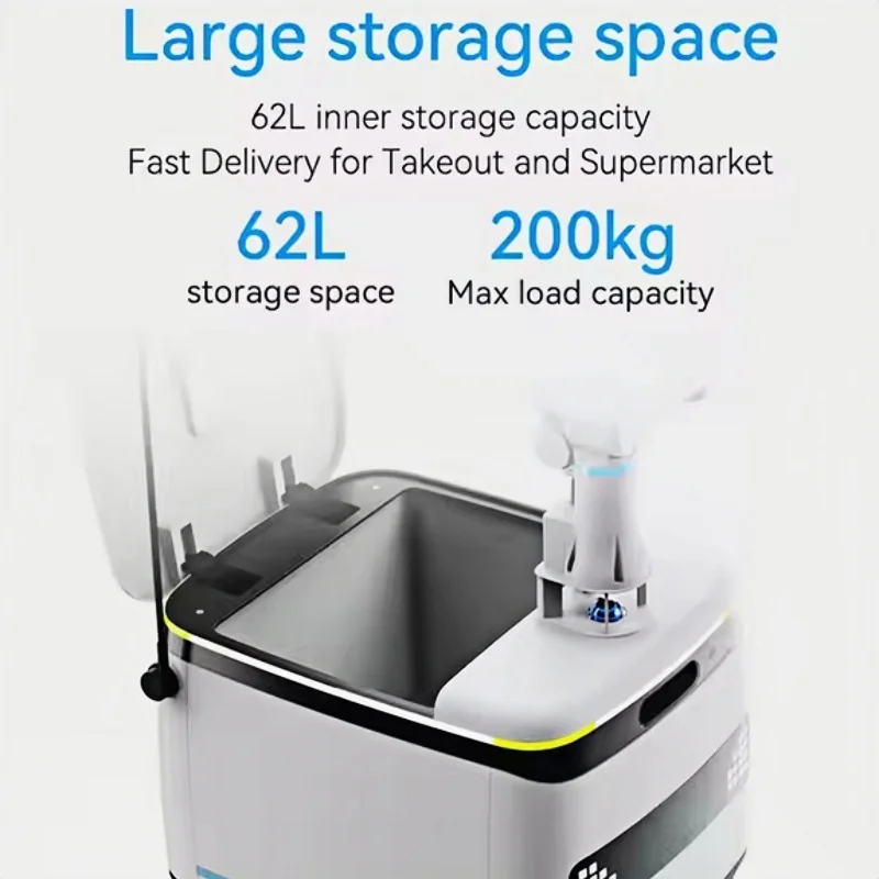 Speedybot Smart Autonomous Food Delivery Robot Commercial Serving Device For Hotel Restaurant Fast‑food Catering Scenario