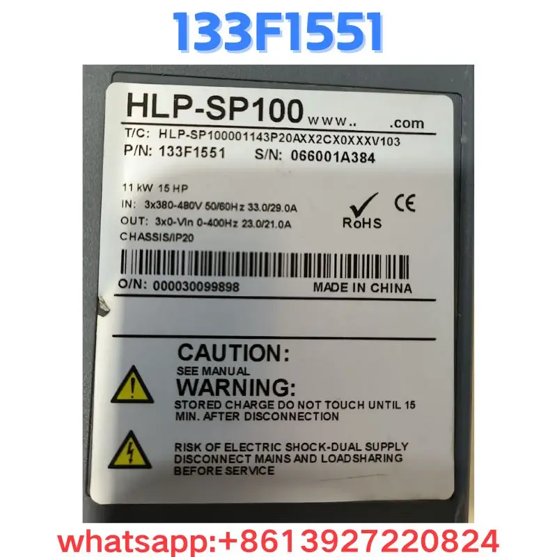 Used frequency converter 133F1551 test OK Fast Shipping