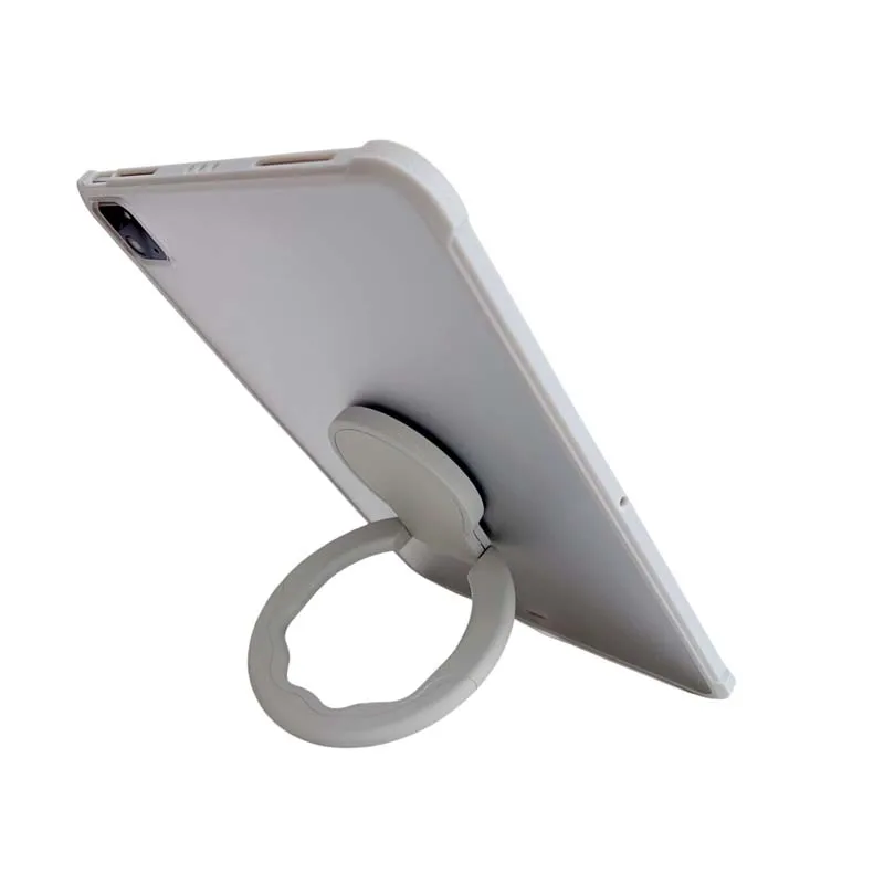 Universal 360° Rotating Plastic Tablet Stand Holder for iPad Samsung Huawei Xiaomi Tablets - Adjustable Single Desktop Bracket