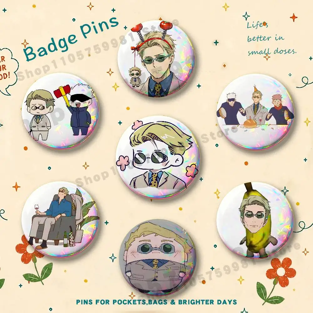 So Cute K-Kento N-Nanami Badges Pins Button Custom Anime Role Old-school Brooches Cartoon Collar Gifts