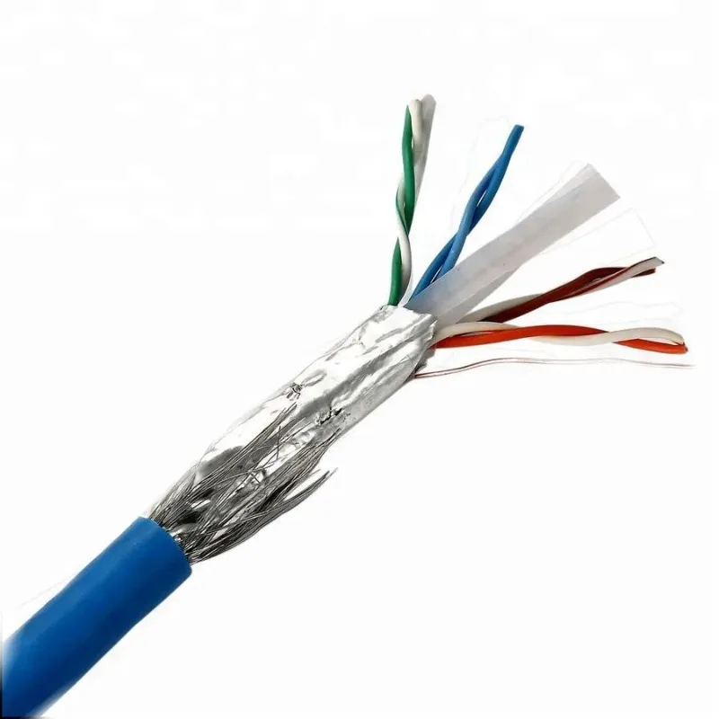 

【From China】OWIRE Cat6 SFUTP Lan Cable O-xygen Free Copper 23AWG Double Shielded 250MHz Stable Ethernet Wire for Structured Cabl