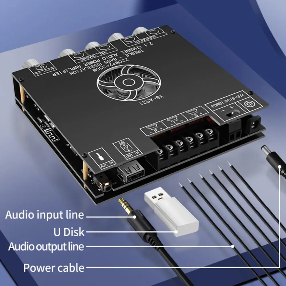 

Audio Amplifier Board Excellent Bluetooth-compatible 5.1 TPA3251 Audio Stereo Amplifier Board Safe Amplifier Board