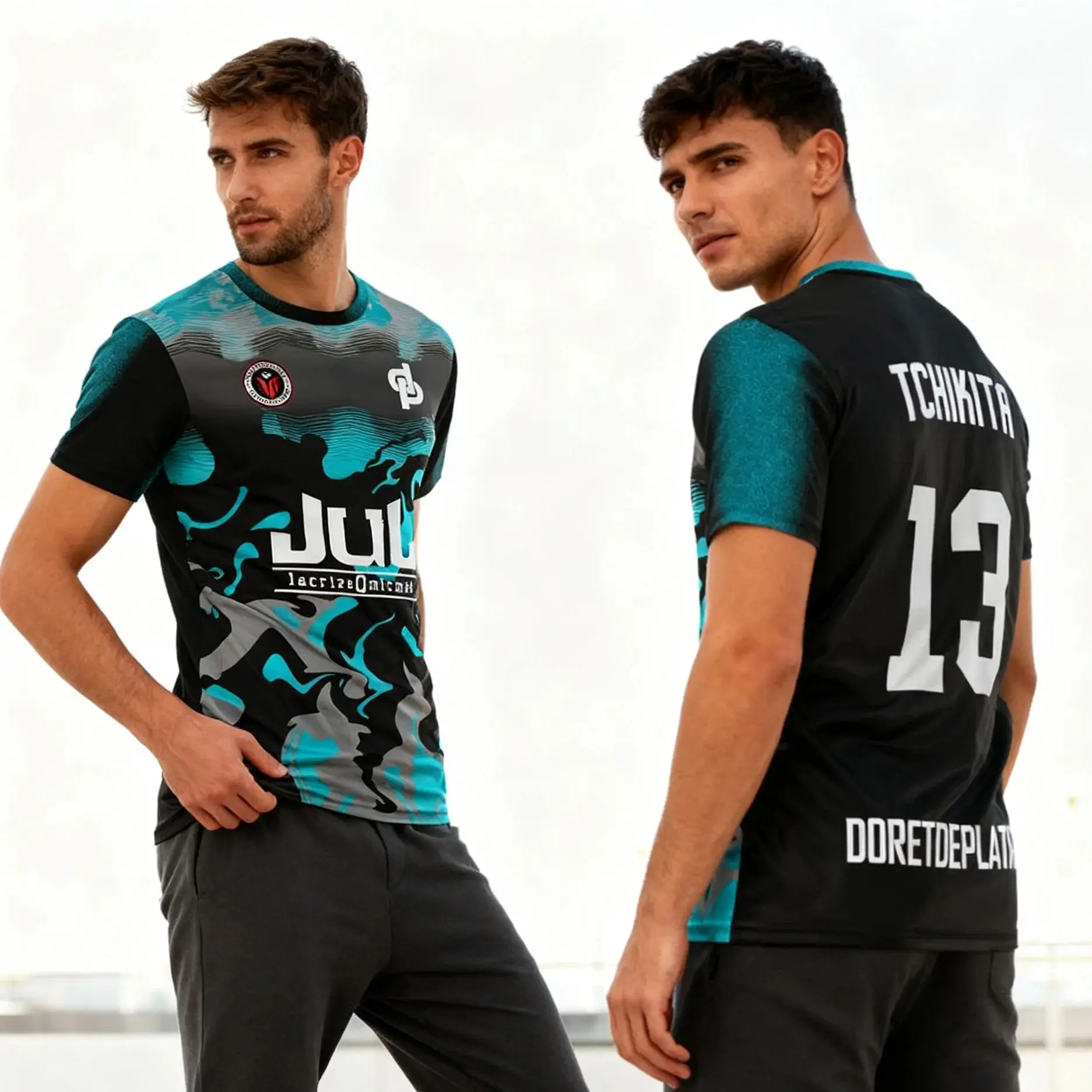 

Новая летняя майка Maillot JUL Tchikita, молодежная быстросохнущая дышащая тренировочная футбольная футболка для мужчин и женщин, модные спортивные футболки