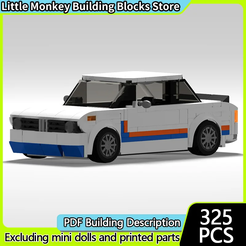 

Speed Racing Car Model MOC Building Bricks E20 Turbocharged Car Modular Technology Children Holiday Gifts Assemble Toys Suit