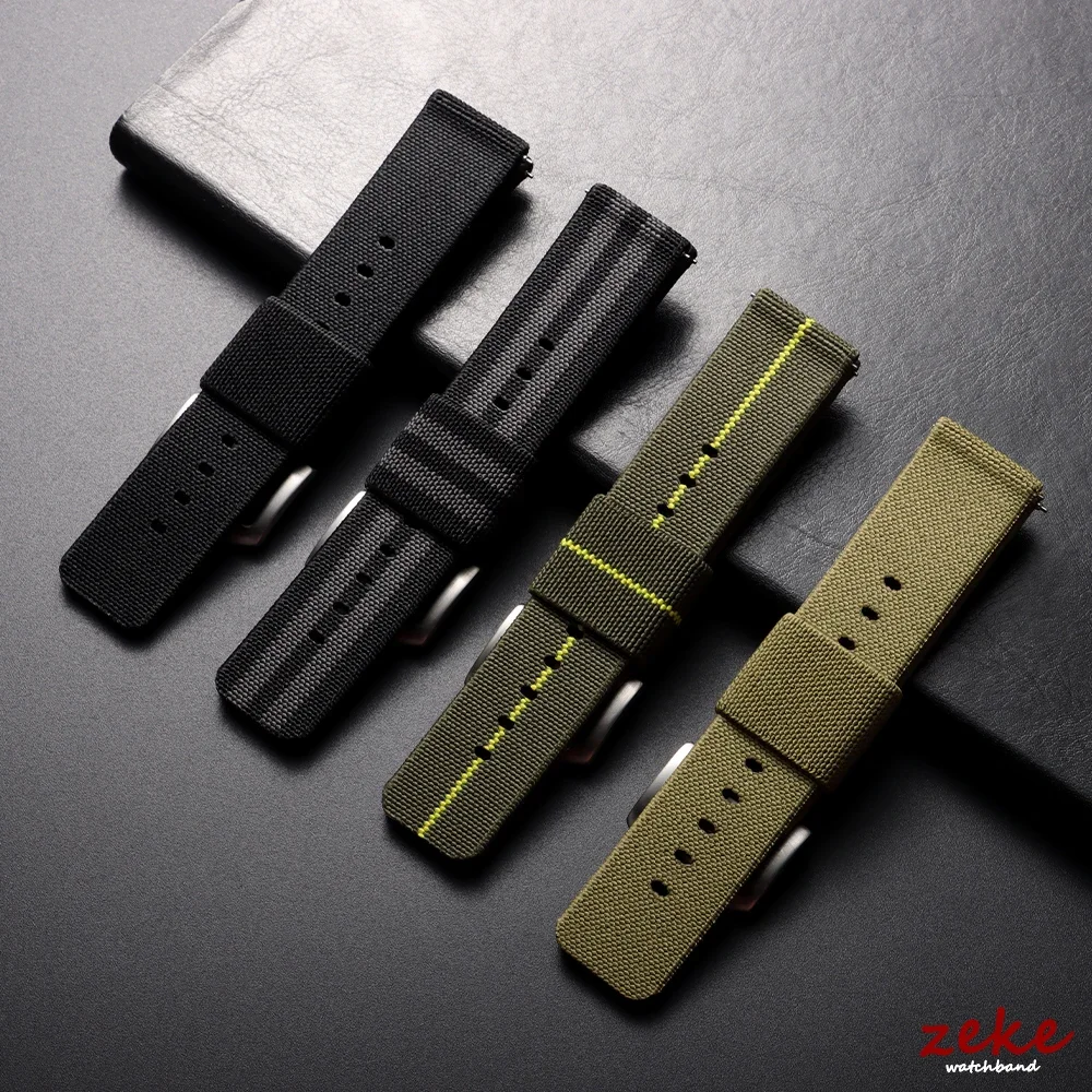 النايلون حزام ساعة اليد 18 مللي متر 20 مللي متر 22 مللي متر 24 مللي متر حزام الساعات ل Omage ساعة قماش العصابات الرياضية الرجال النساء معصمه الإفراج السريع أساور