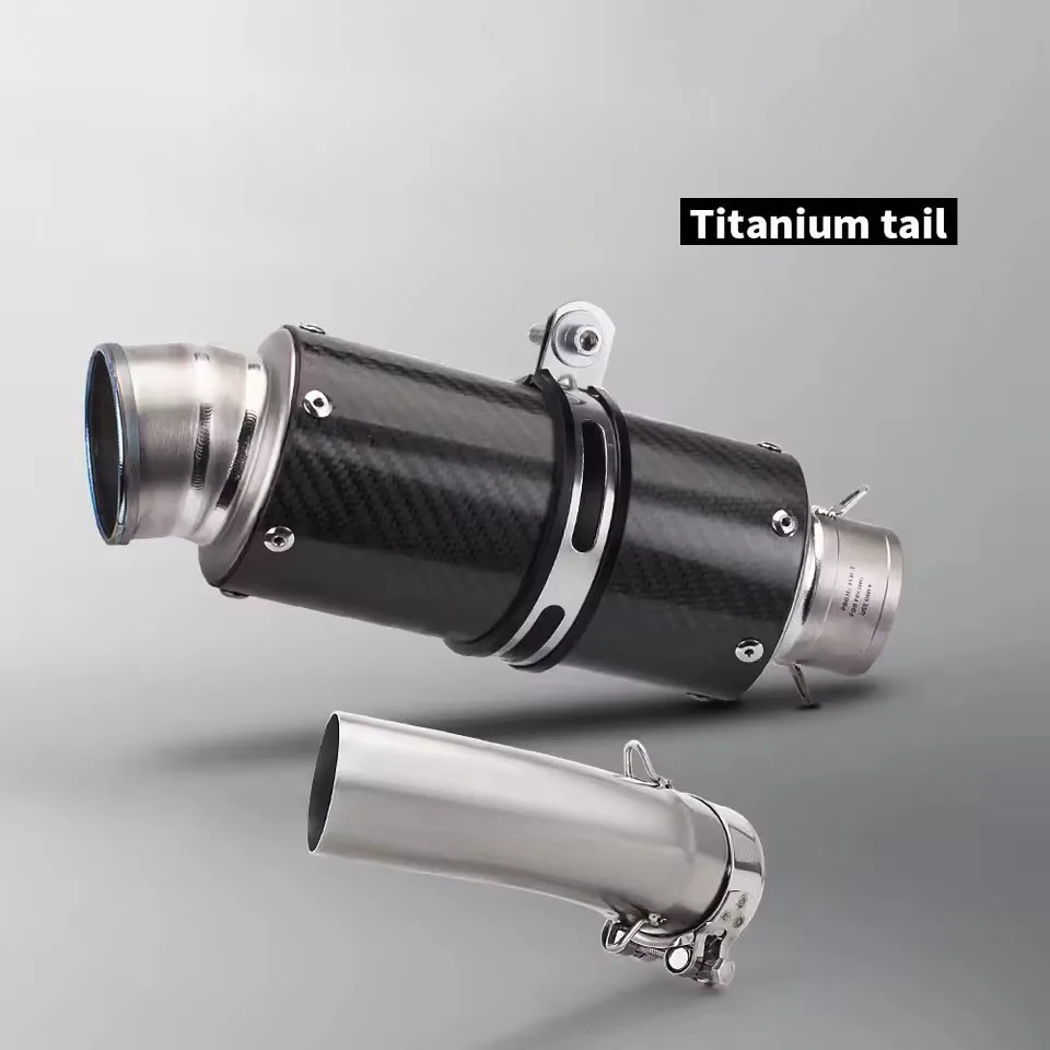 

For Honda Transalp 750 XL750 2023-2024 Hornet 750 CB750 23-24 Exhaust Mid Link Pipe Escape Slip-On With Titanium Alloy Muffler