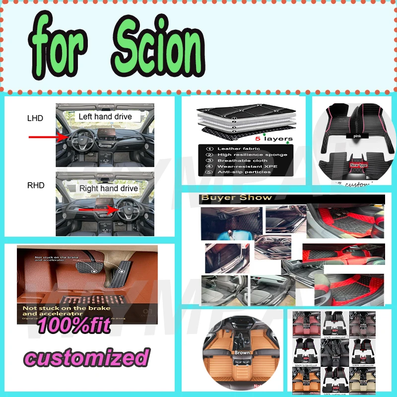 

Роскошные автомобильные коврики для Scion TC XB XB IA frs