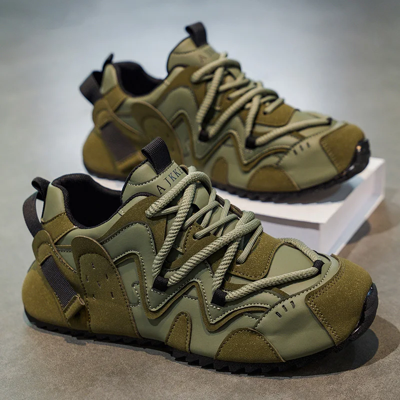 

2025 Spring New Rubber-Plastic Sole Casual Board Sneakers for Outdoor Sports - Comfortable, Soft, Slip-Resistant, Durable, and T