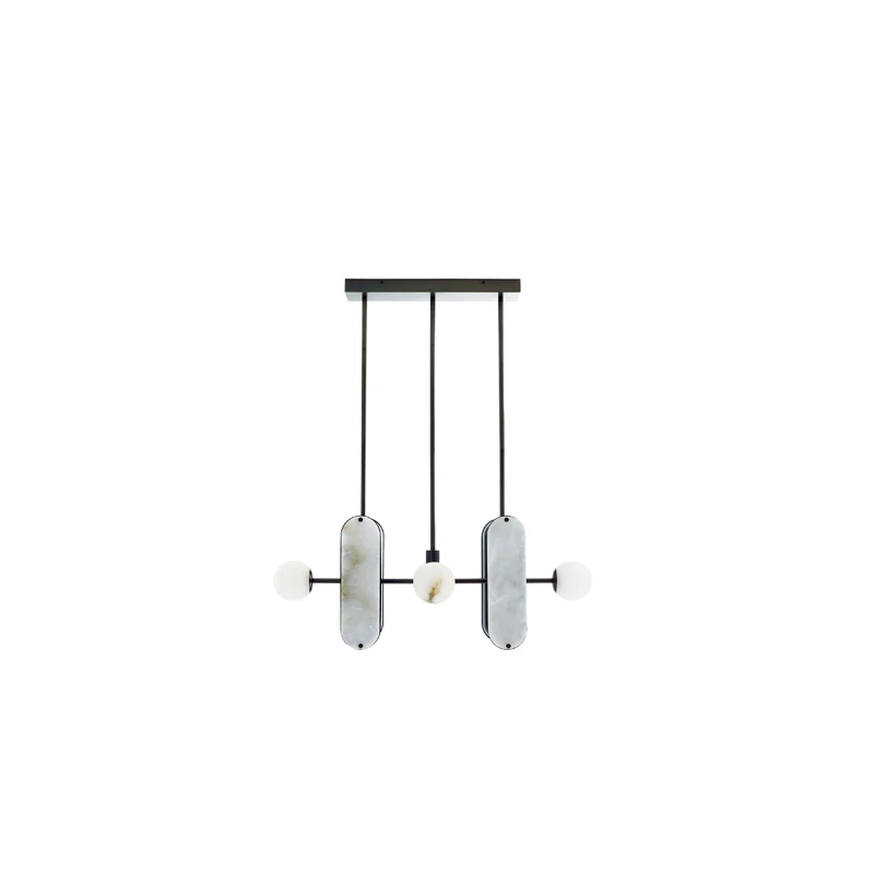 

Italian minimalist living room marble chandelier light luxury dining room bedroom light Nordic simple modern creative designer l