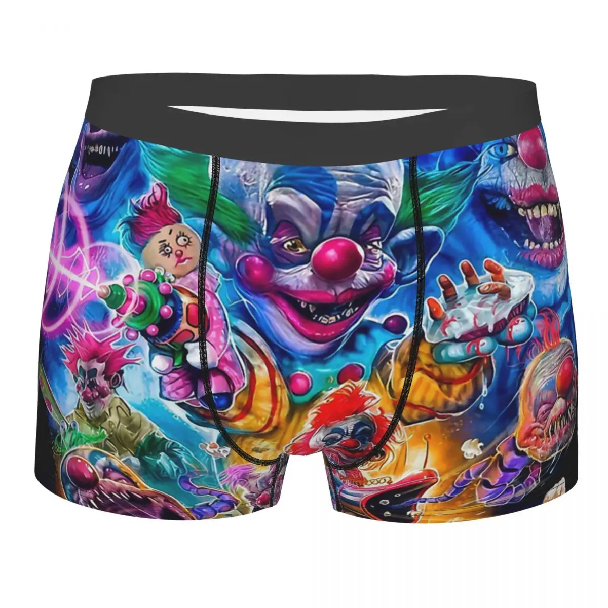 Movie Retro Essential Men Printed Boxer Briefs Underwear Killer Klowns Highly Breathable Top Quality Birthday Gifts