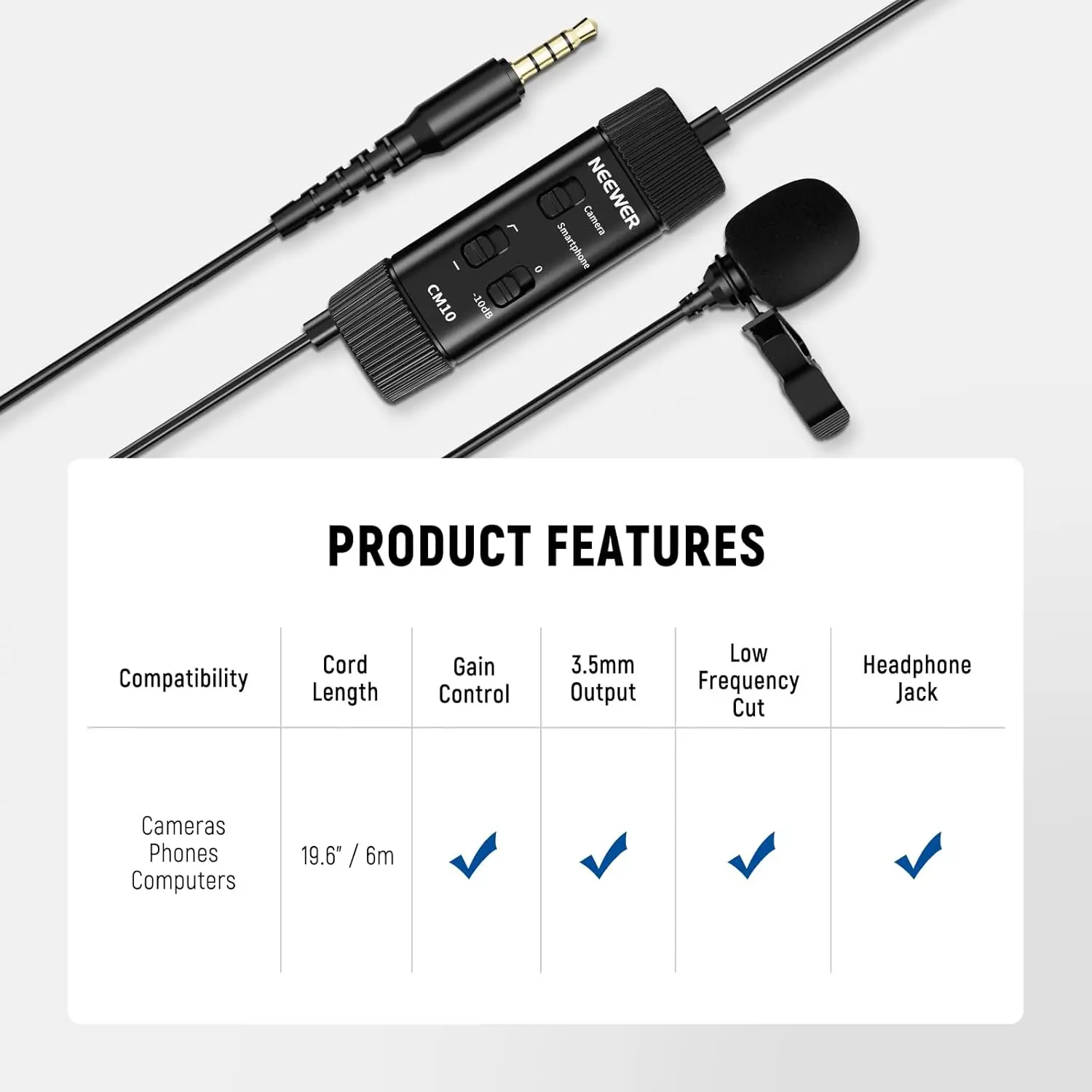 Thumbnail 4 - #4 Latest Lavalier Clip Microphones Offers