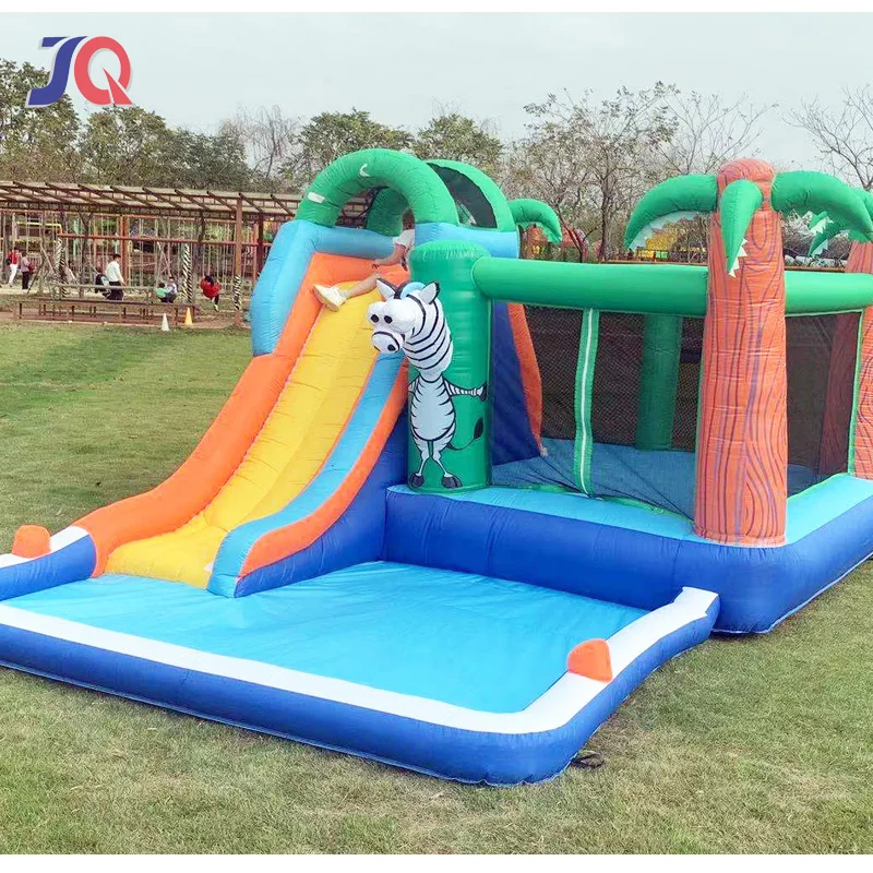 

Factory Wholesale Mini Inflatable Bouncer Water Slide Combo Bouncy Castle with Blower for Outdoor Use