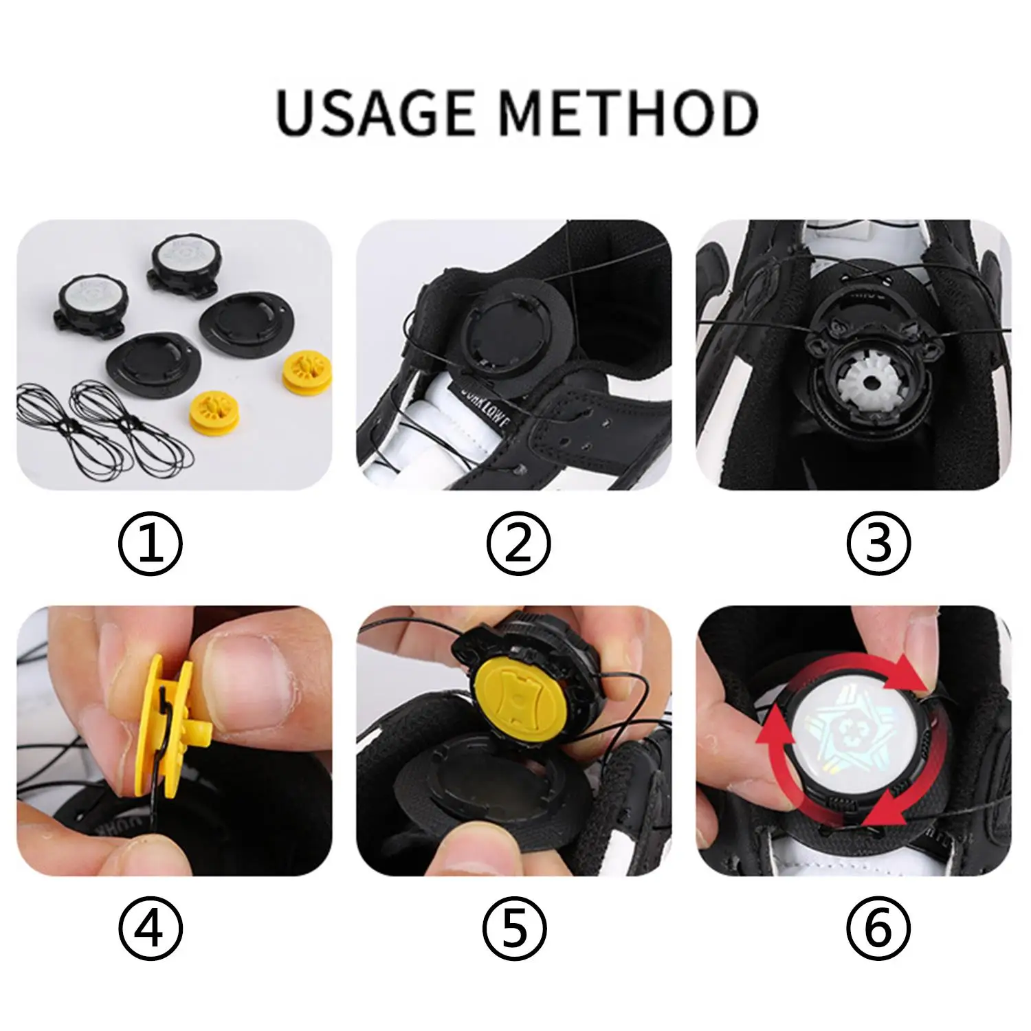 

1Pair Automatic Shoelaces Without ties Sneakers Swivel Buckle Shoelace Adult Kids Round Laces No Tie Shoelace