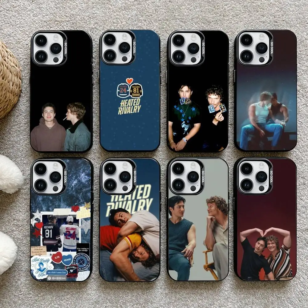 

H-Heated Rivalry Phone Case For iPhone17, 16,15,14,13,12 Pro Max Black Candy Matte Shockproof Cover
