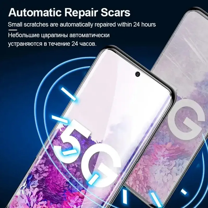 1-5 Piezas Película de Hidrogel Protectora de Pantalla para Samsung S23 S20 S21 S22 Plus Ultra Note 20 9 10 Plus A52S A30 A53 A51 A50 A21S 6