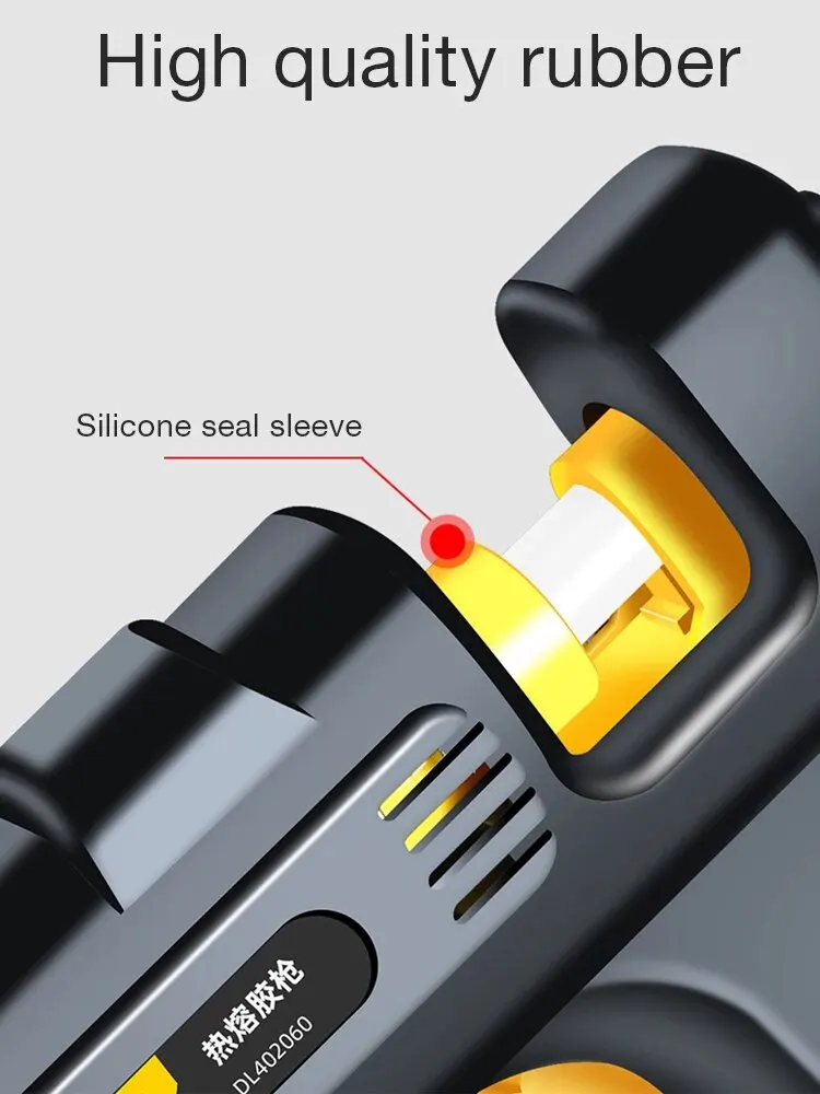 ديلي 100 واط صمغ يسيح بالحرارة بندقية مجموعة مع عصا لصق مسدسات الغراء الصناعية الحرارية الكهربائية أداة إصلاح درجة الحرارة