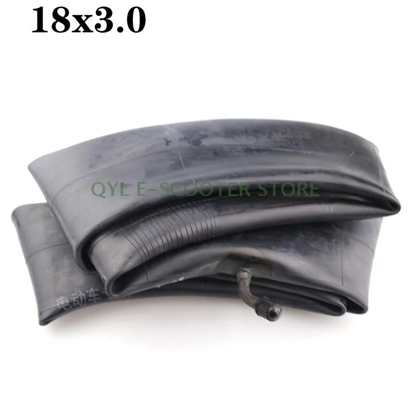 18 x 3.0 with a bent Valve fits many gas electric scooters and e-Bike 18x3.0 inner tube